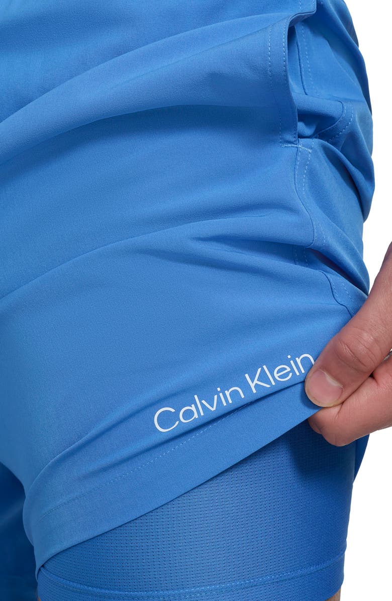 Calvin Klein Swim Trunks, Alternate, color, Blue