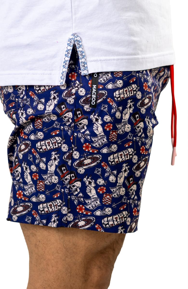 Maceoo Swim Marthyr Print Swim Trunks, Alternate, color,