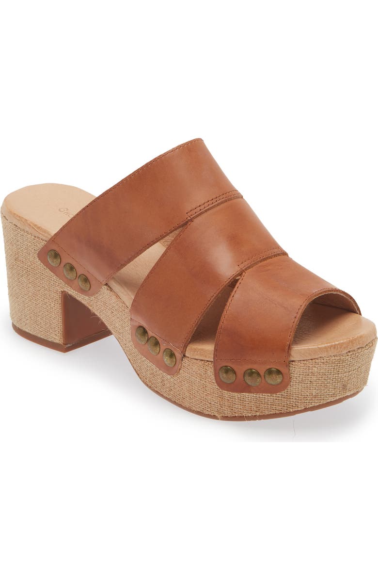 Chocolat Blu Griffin Platform Slide Sandal, Main, color,