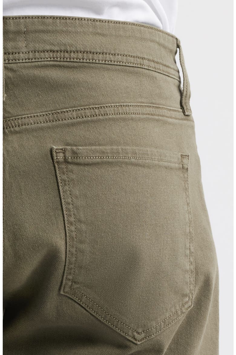 Garment Dye Slim Straight Leg Jeans, Alternate, color, OLIVE TUNDRA