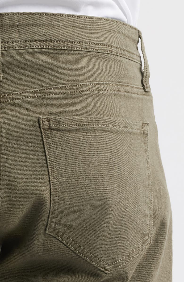 Nordstrom Garment Dye Slim Straight Leg Jeans, Alternate, color, Olive Tundra