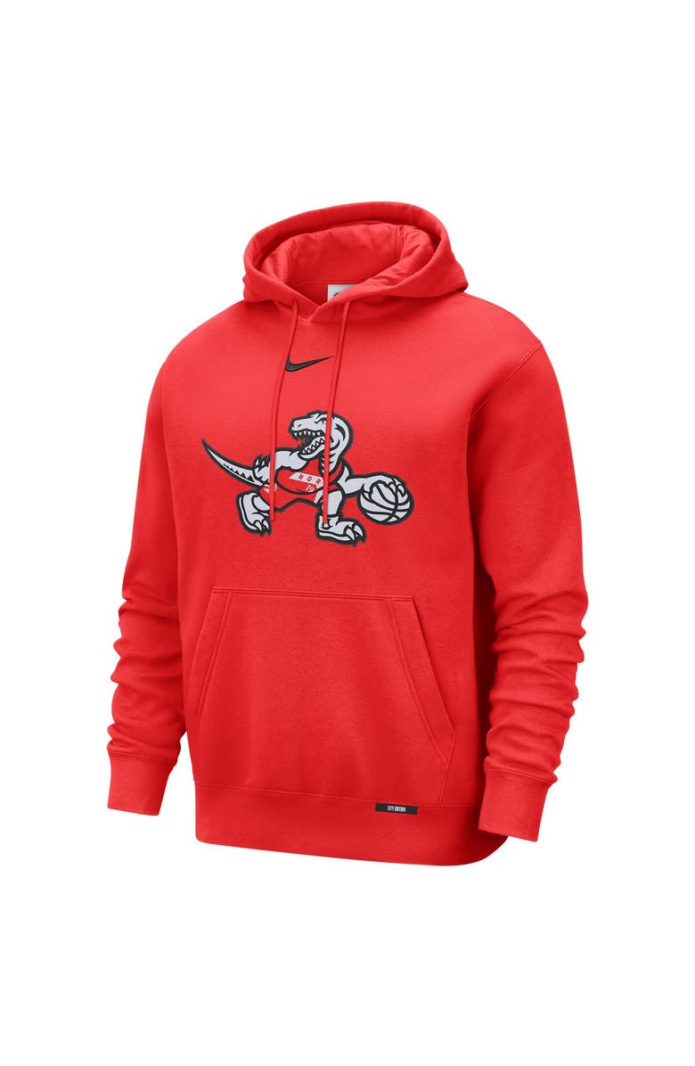 Nike Men's Nike  Red Toronto Raptors 2025/26 City Edition Essential Logo Remix Hoodie, Alternate, color, Red
