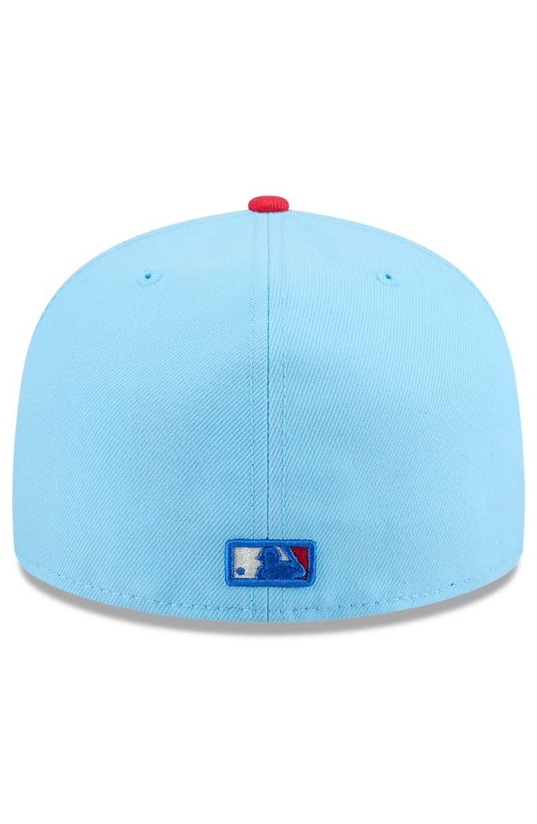 New Era Men's New Era Light Blue/Red Arizona Diamondbacks 2025 Fourth of July 59FIFTY Fitted Hat, Alternate, color, Light Blue