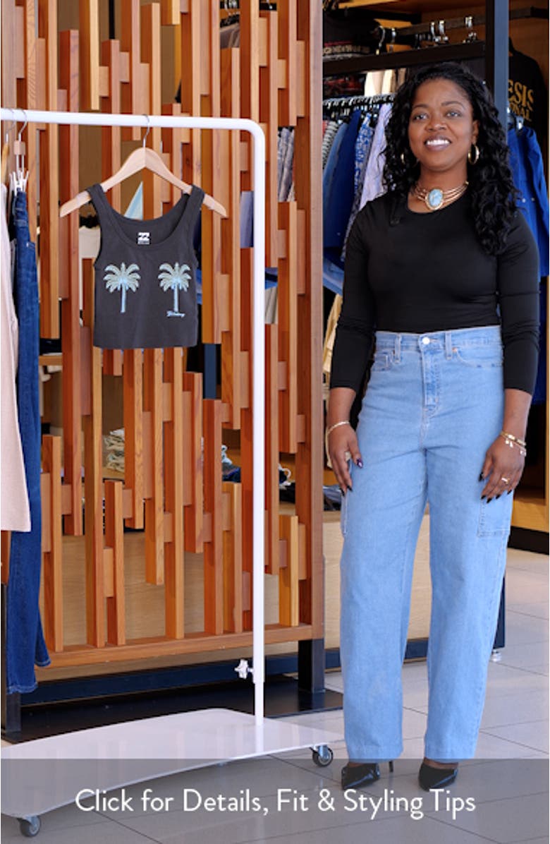 Vacation Crop Cotton Graphic Tank, sales video thumbnail