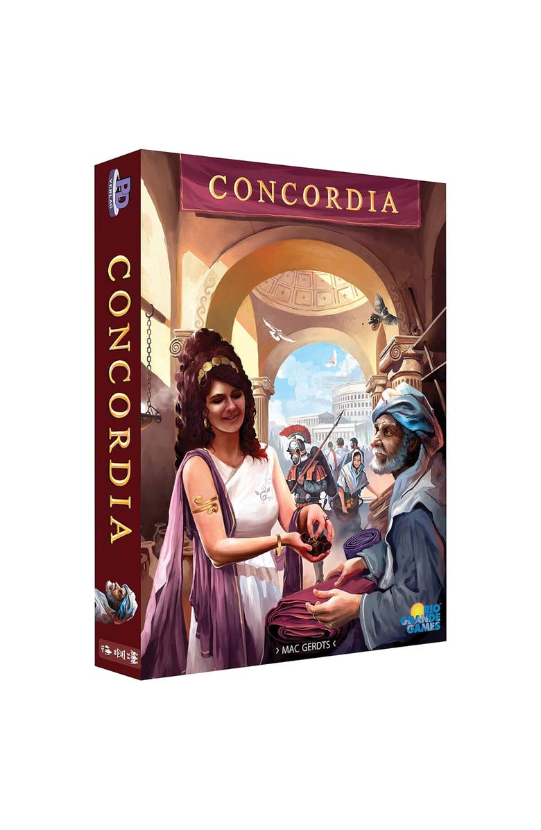 Rio Grande Games Concordia Strategy Board Game, Main, color, Multicolored
