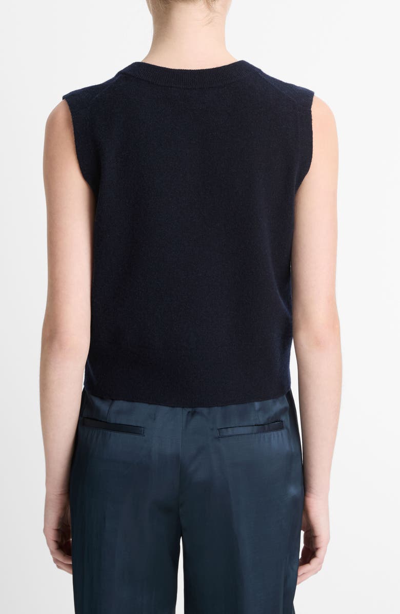 Vince Henley Wool Blend Sweater Tank, Alternate, color, Coastal