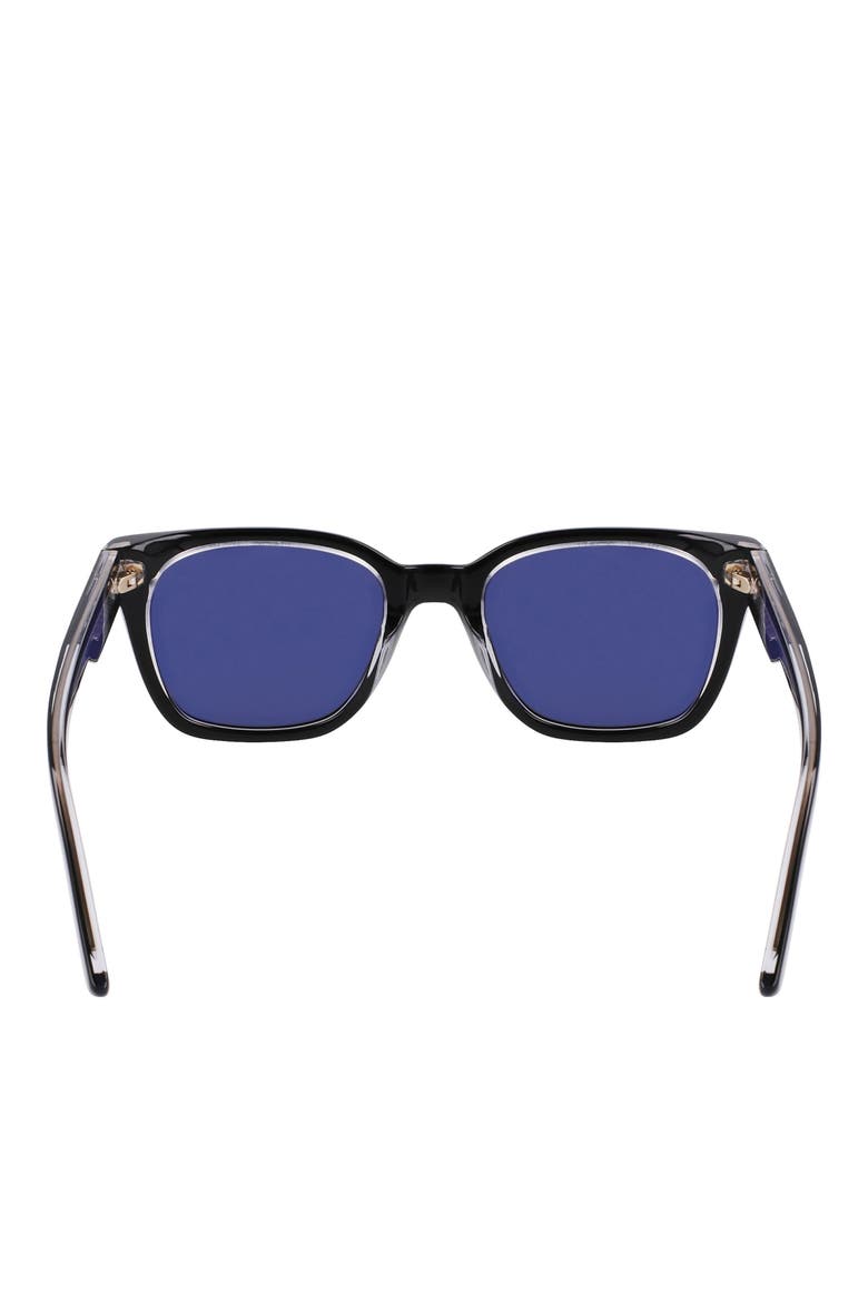Crescent II 52mm Square Sunglasses, Alternate, color, BLACK / GREY