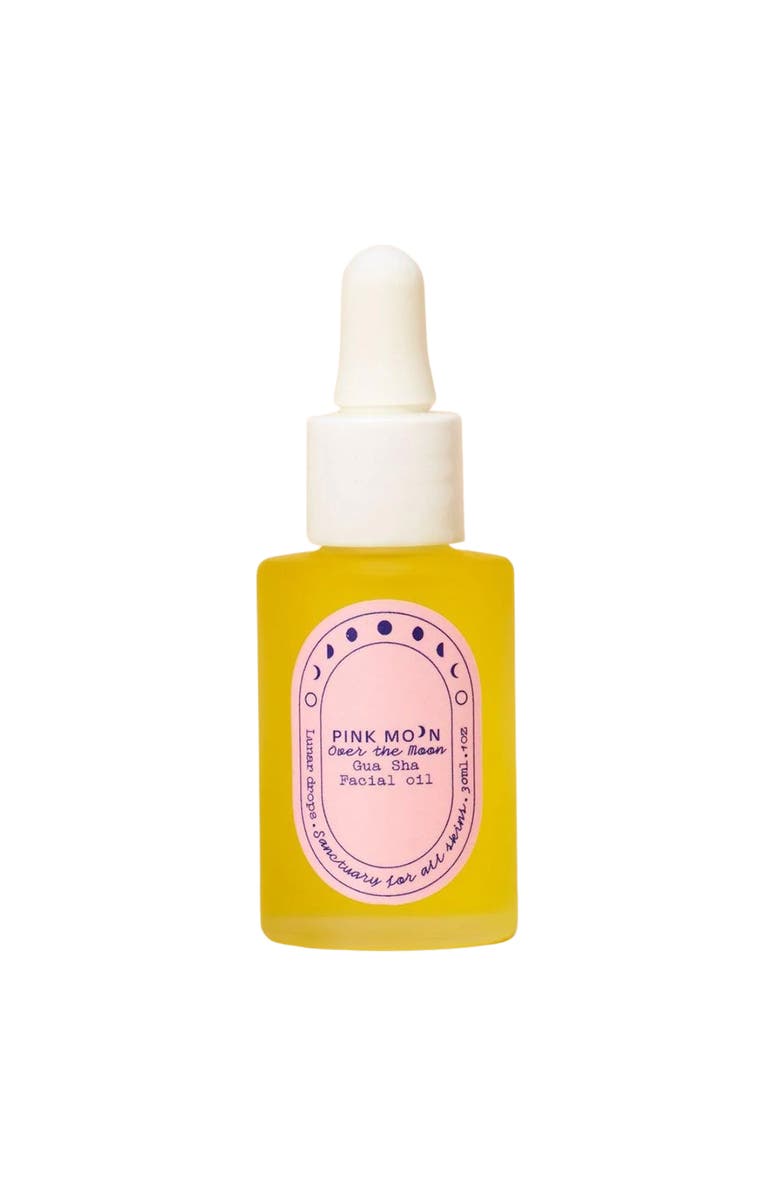 Pink Moon Over the Moon Gua Sha Facial Oil, Main, color, NO COLOR
