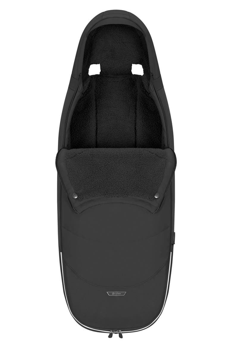 Platinum Stroller Footmuff, Alternate, color, SEPIA BLACK