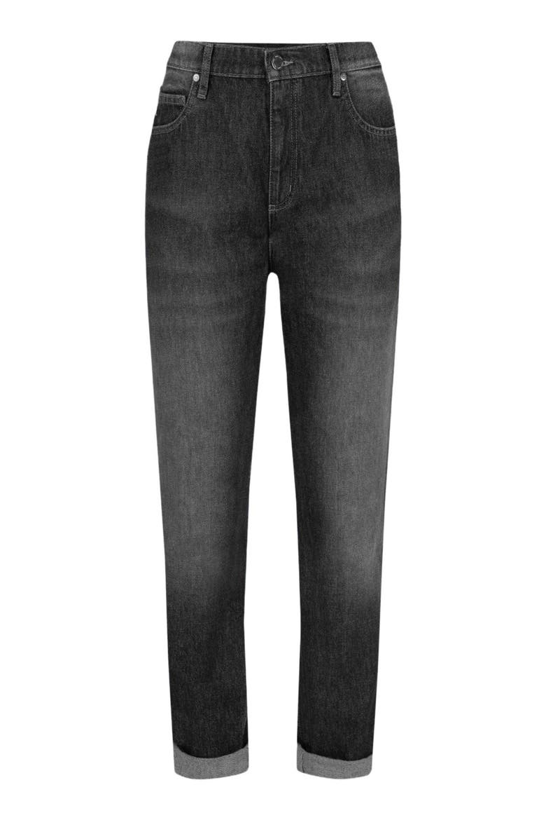 Boyfriend Jeans, Alternate, color, black