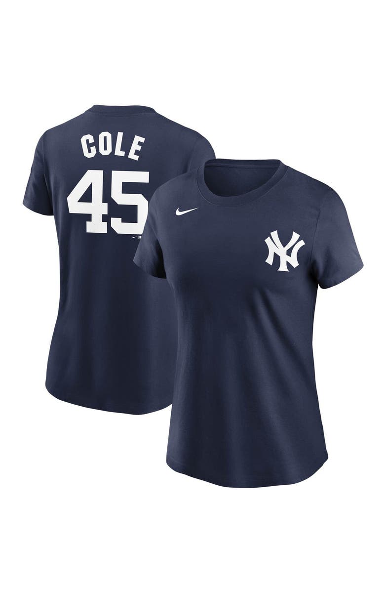 Nike Women's Nike Gerrit Cole Navy New York Yankees Name & Number T-Shirt, Main, color, Navy