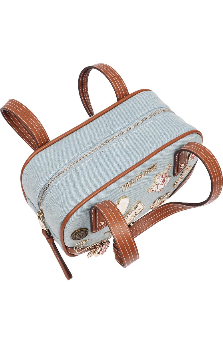 True Religion Arbor Pin Logo Satchel, Alternate, color,