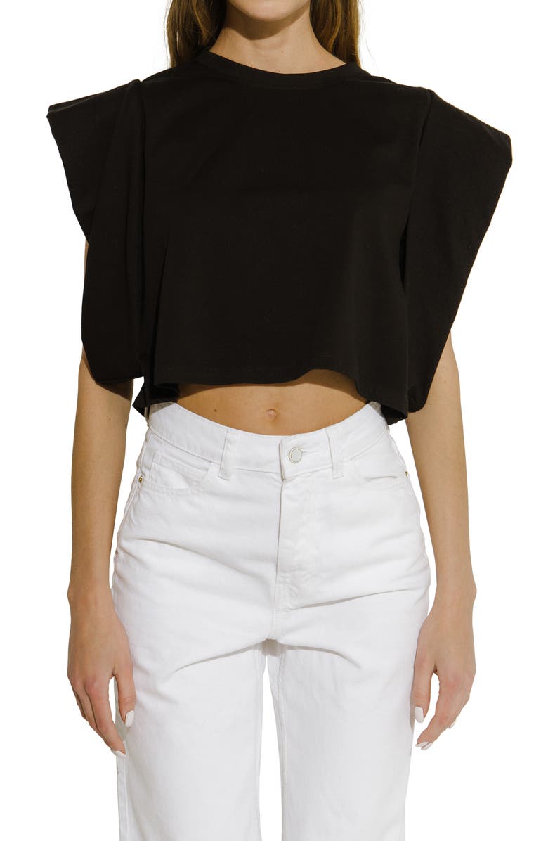 Endless Rose Drop Shoulder Crop Top, Main, color, 