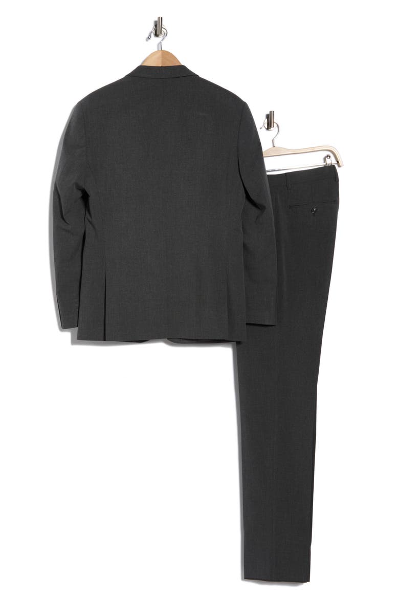 Slim Fit Four-Way Stretch Suit, Alternate, color, DARK GREY