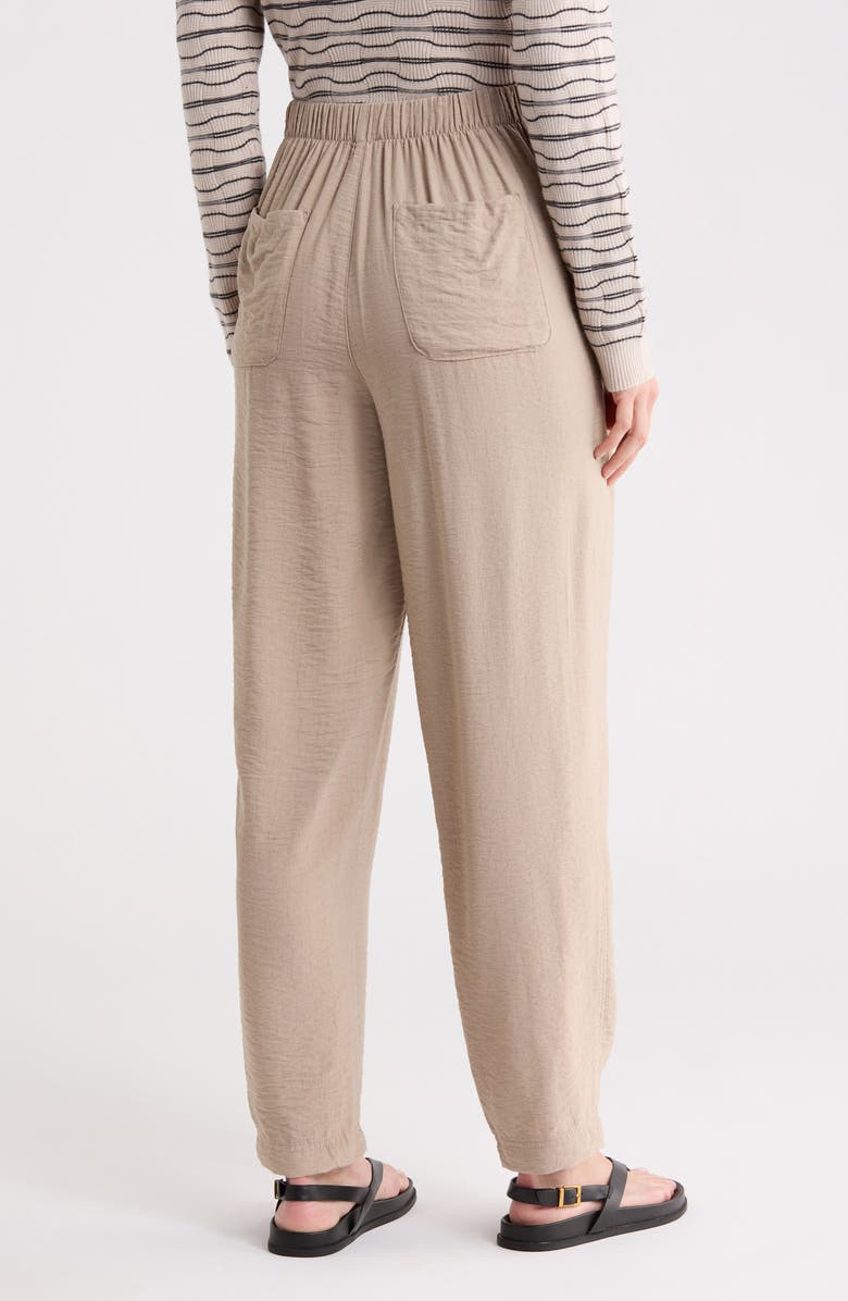Splendid Crepe Pants, Alternate, color, Fawn Brown