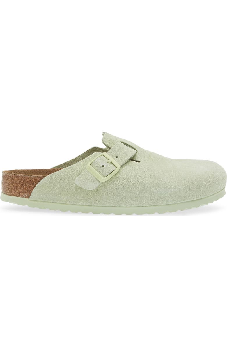 Birkenstock Boston Soft Clog, Alternate, color, Green