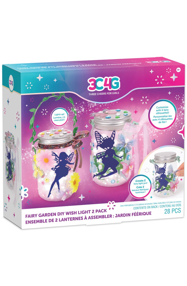 Three Cheers For Girls Fairy Garden DIY Wish Light Kit, Main, color,