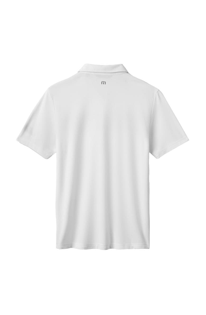TravisMathew Men's TravisMathew White New York Mets Top Recruit Tri-Blend Polo, Alternate, color, White