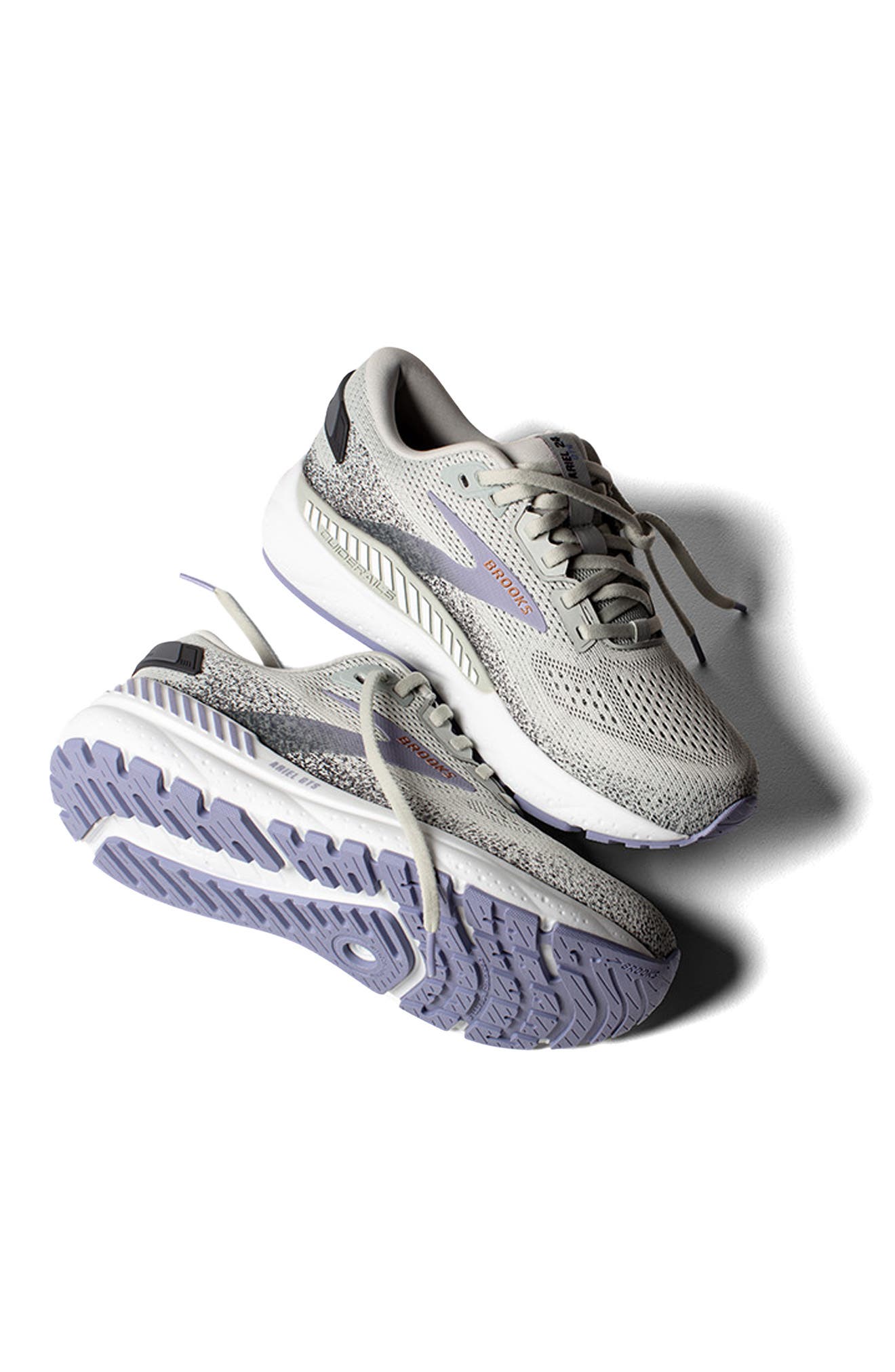 Brooks Ariel GTS 24 Running Shoe, Alternate, color, Mercury/Ebony/Sweet Lavender