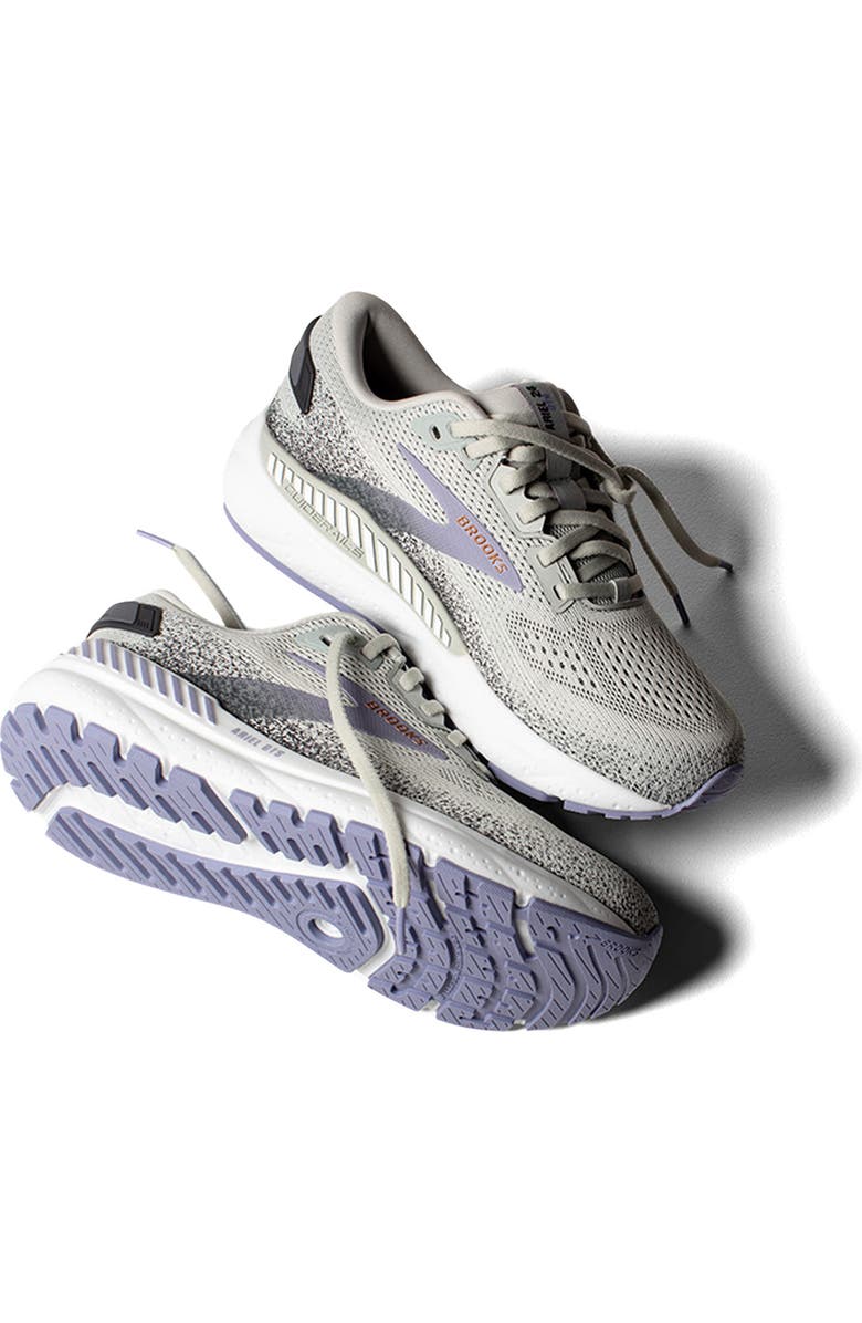 Brooks Ariel GTS 24 Running Shoe, Alternate, color, Mercury/Ebony/Sweet Lavender