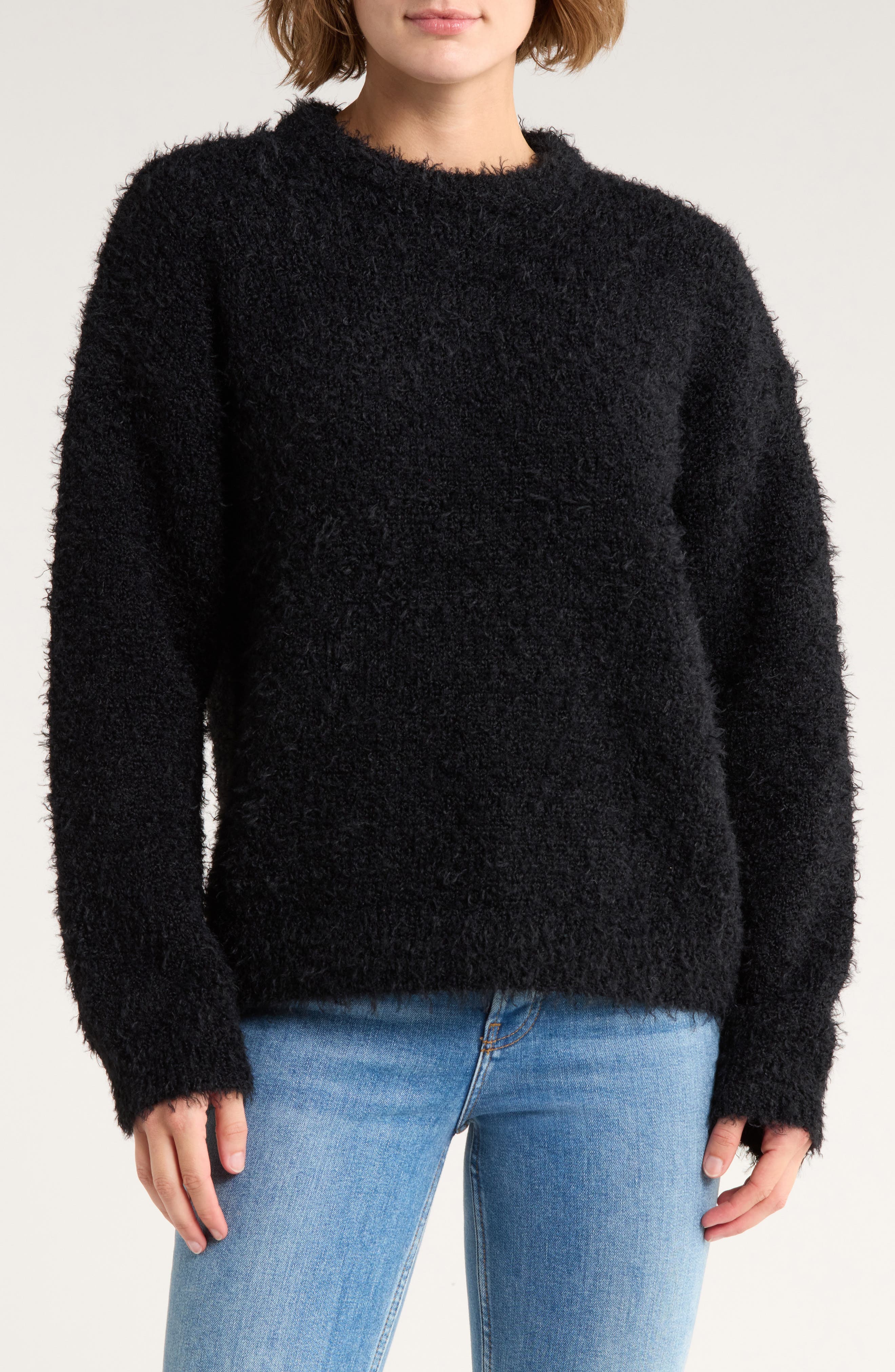 Leith Oversize Eyelash Knit Sweater
