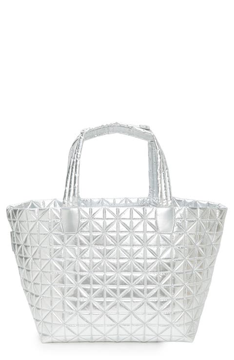 Vee Weekender Water Resistant Quilted Recycled Nylon Tote