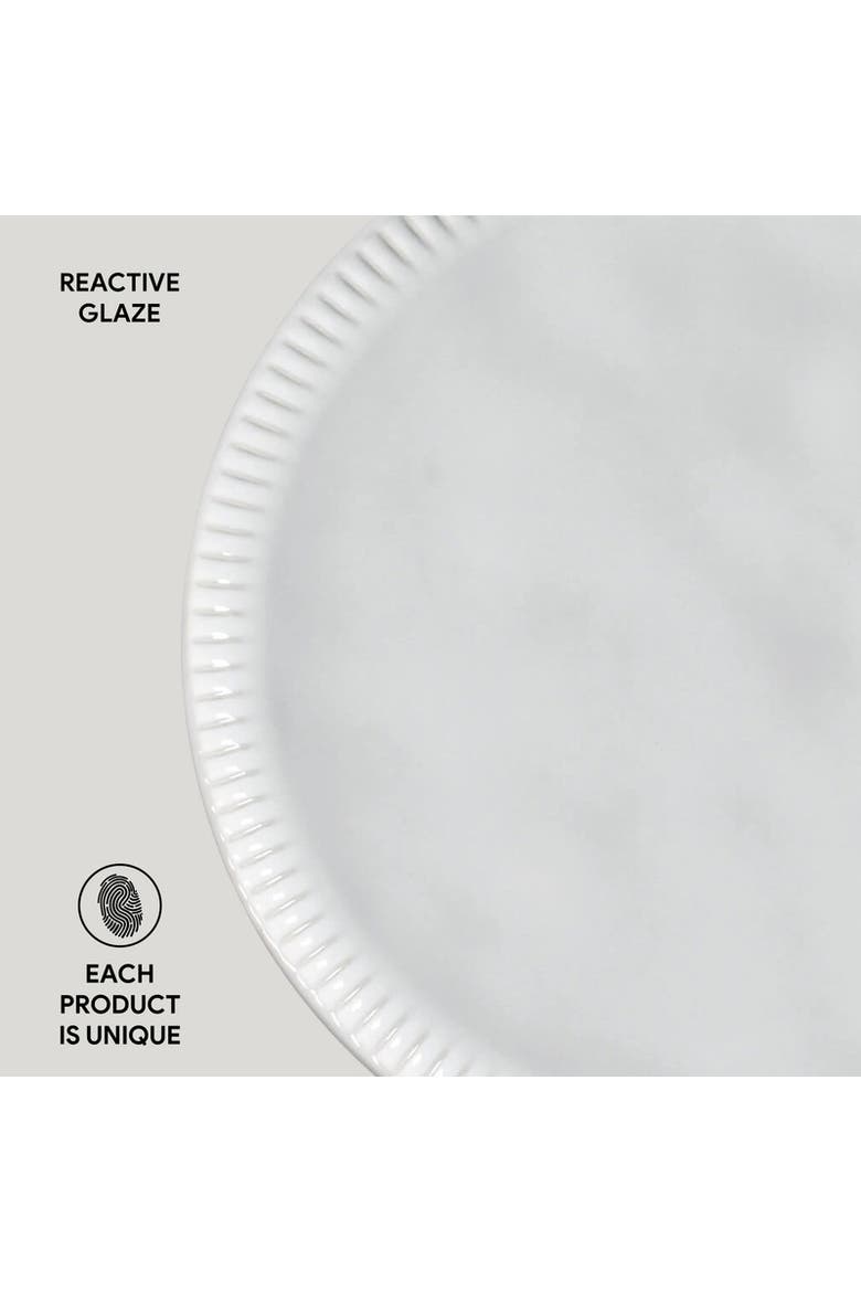 Dinner Plate Set of 6, Alternate, color, New White