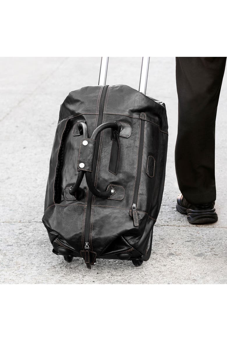 Voyager Wheeled Duffle Bag, Alternate, color, Black