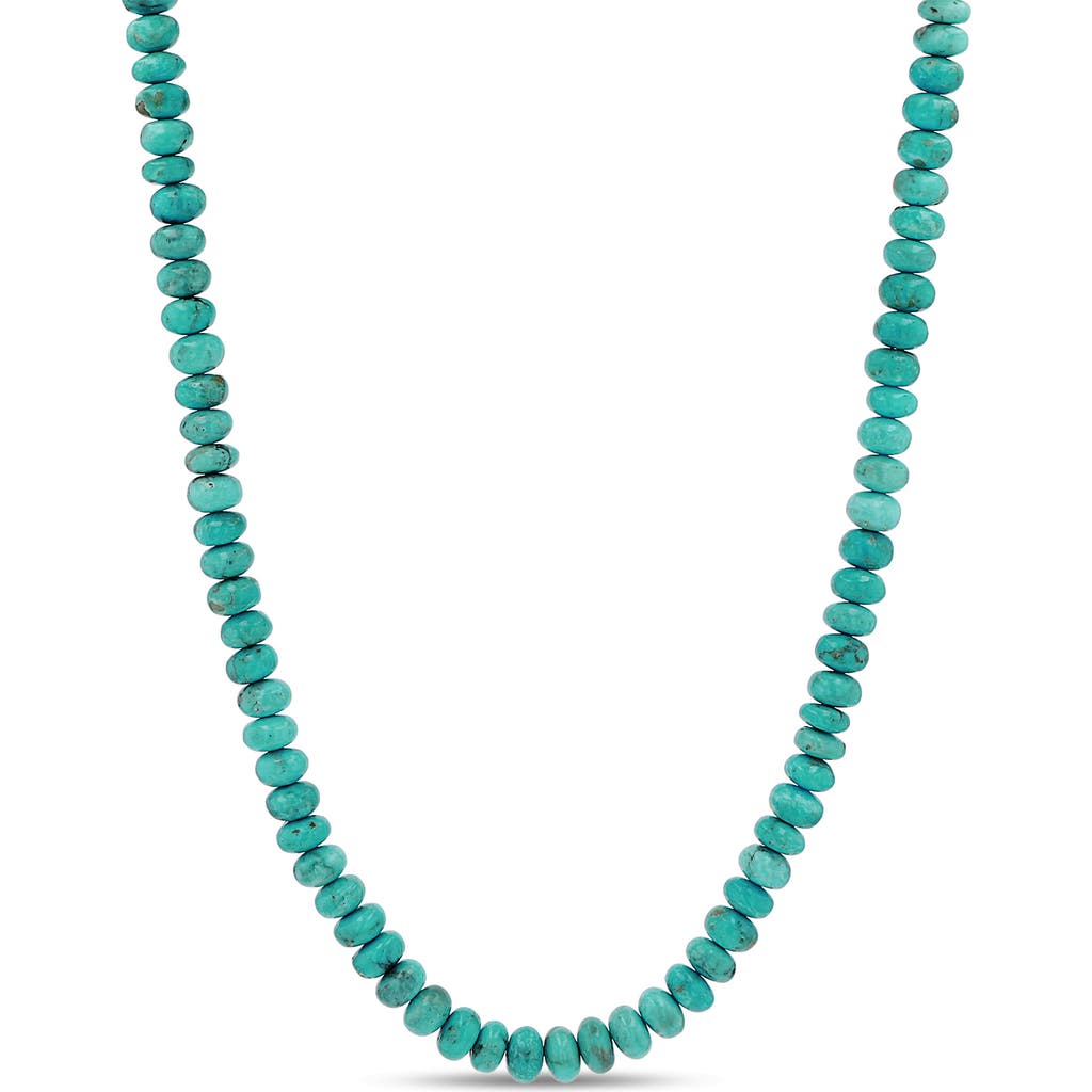 Sheryl Lowe Turquoise Bead Necklace