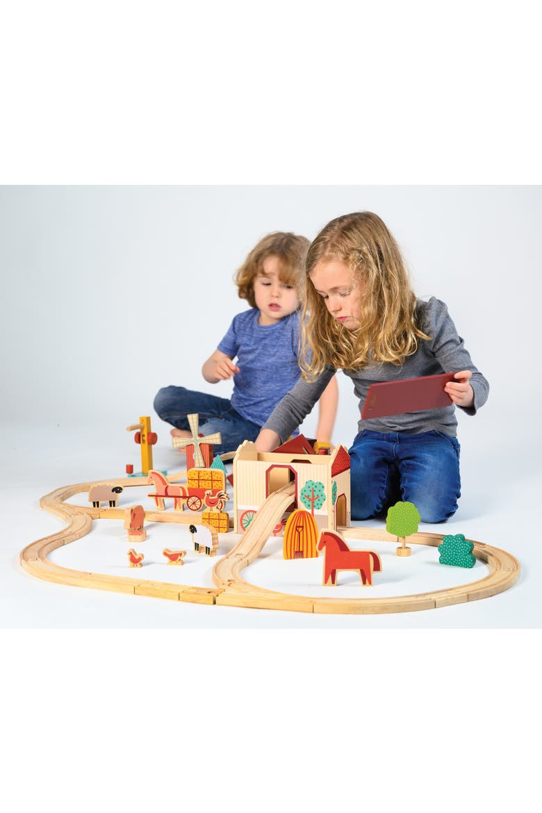 Farmyard Train Set, Alternate, color, Multi-color