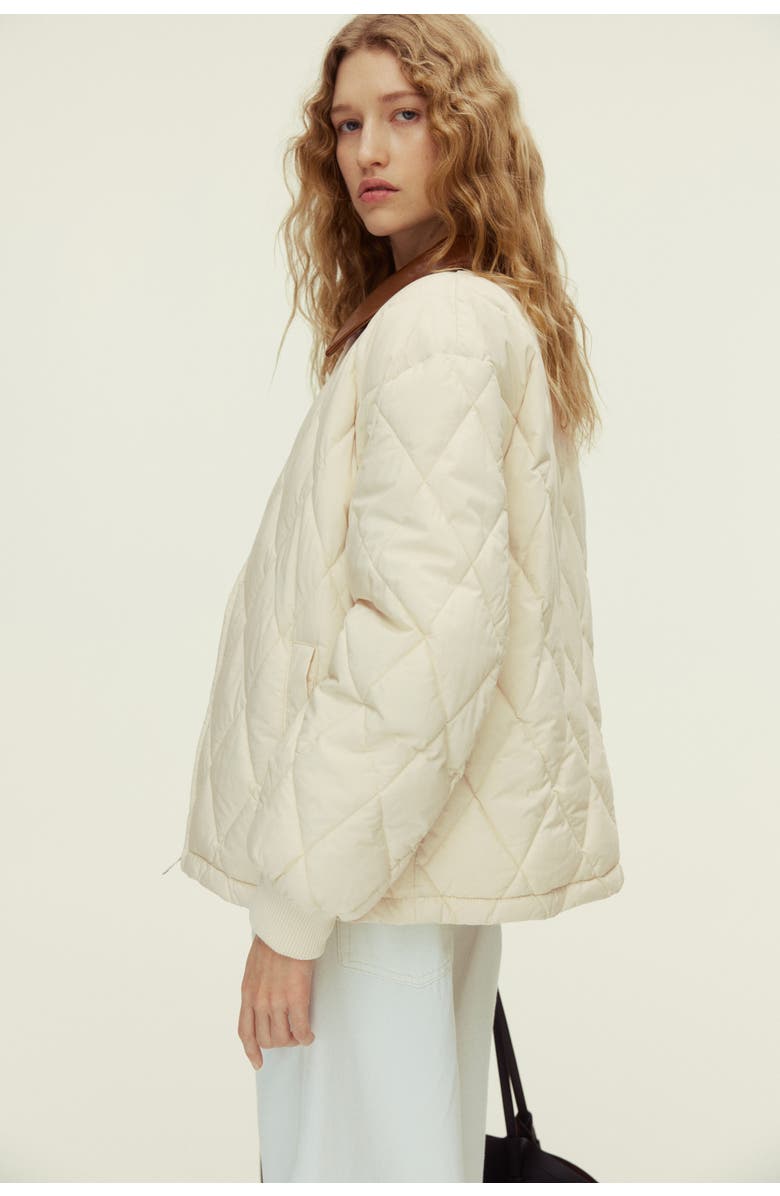 H&M Thermolite<sup>®</sup> Quilted Jacket, Alternate, color, Light Beige