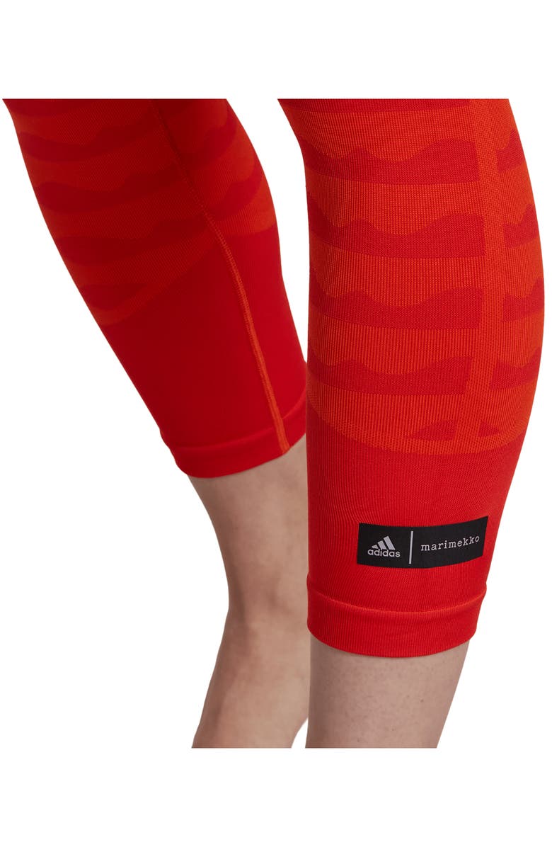 adidas x Marimekko AEROKNIT 7/8 Leggings, Alternate, color,