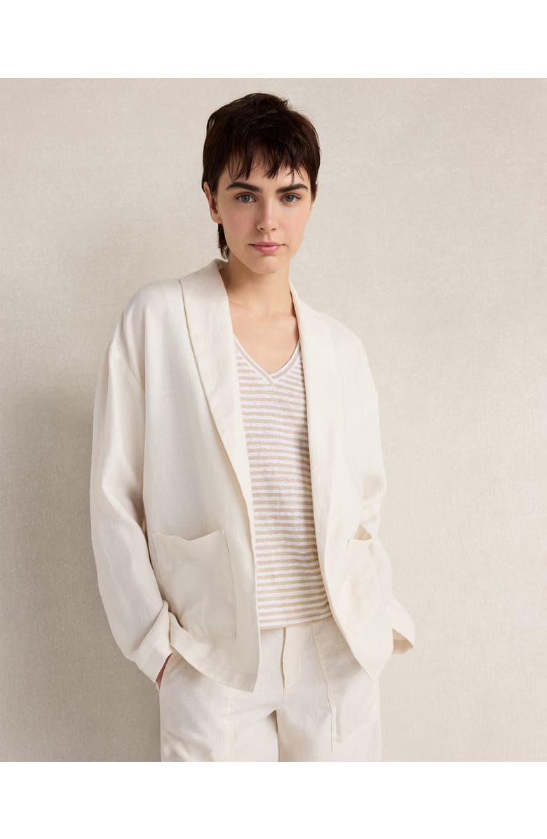 Haven Well Within Heavyweight Linen Blazer, Main, color, Ivory