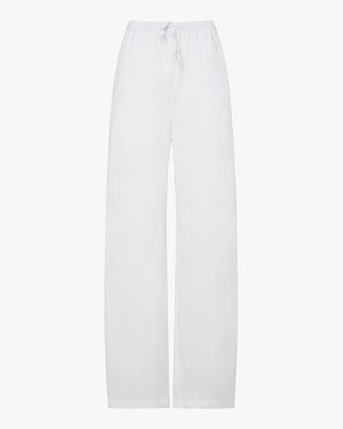 Weworewhat Straight Tie Waist Pant In Pink