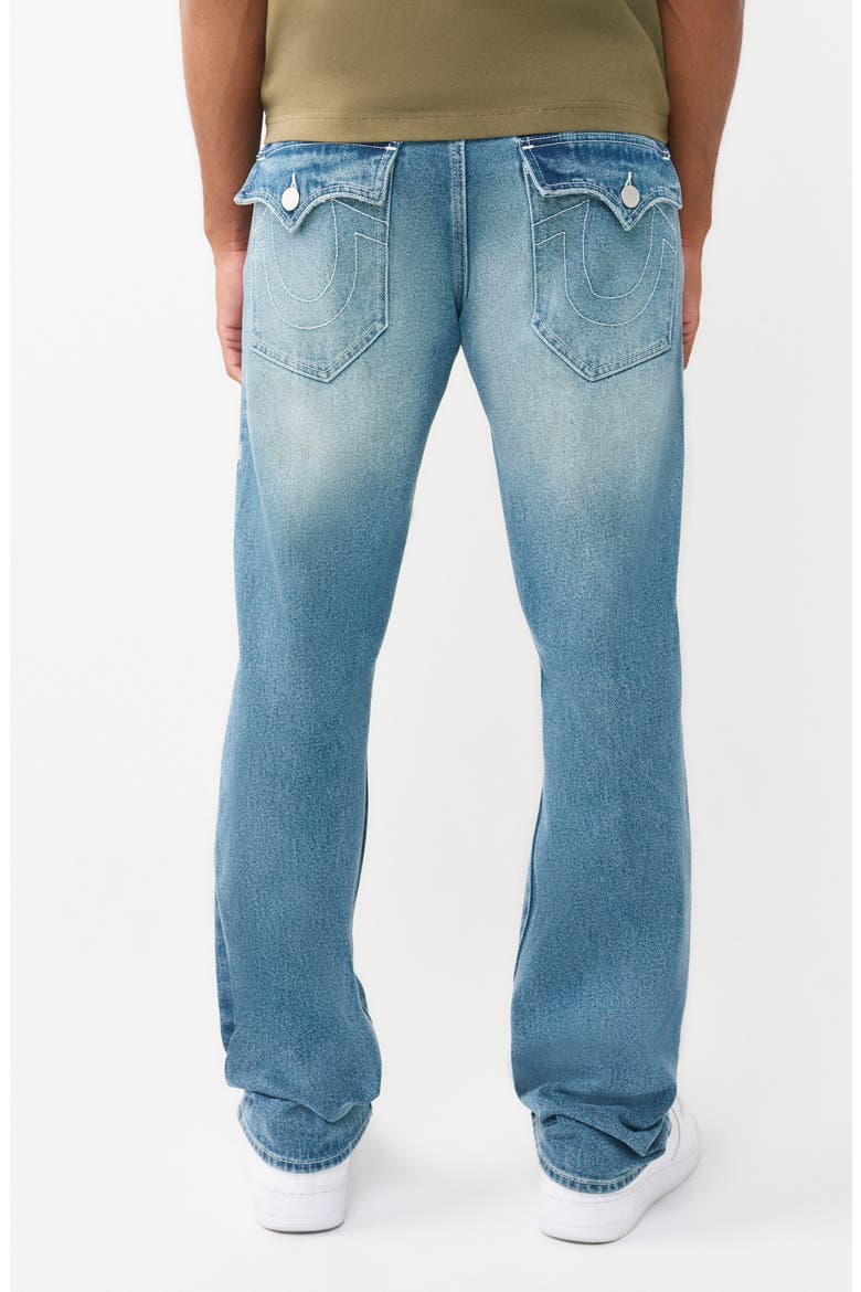 Ricky Flap Pocket Straight Leg Jeans, Alternate, color, MEDIUM HORIZON