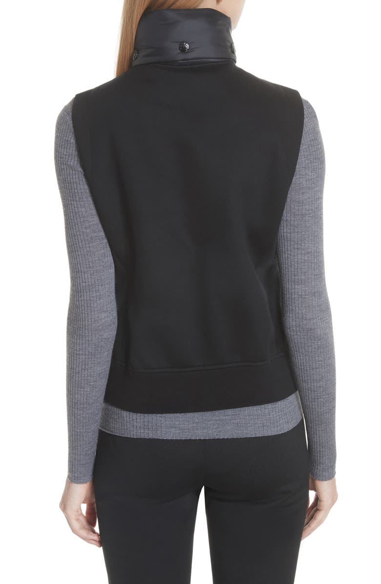 Moncler Down Quilted Fleece Vest, Alternate, color,