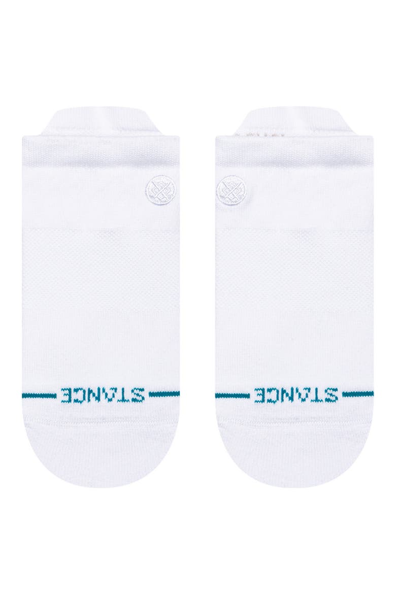 Icon Low Tab No-Show Socks, Alternate, color, WHITE