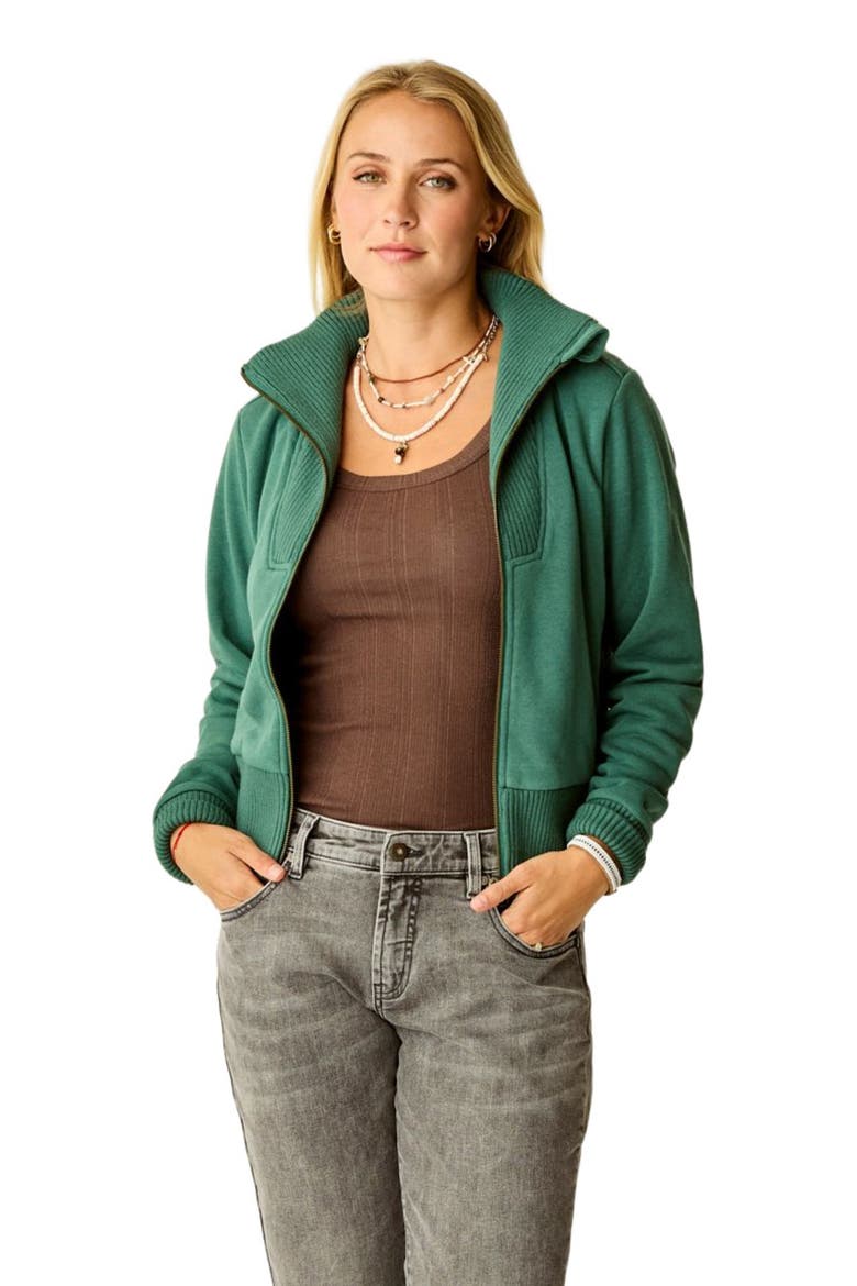 Briar Fleece Jacket, Alternate, color, Bistro