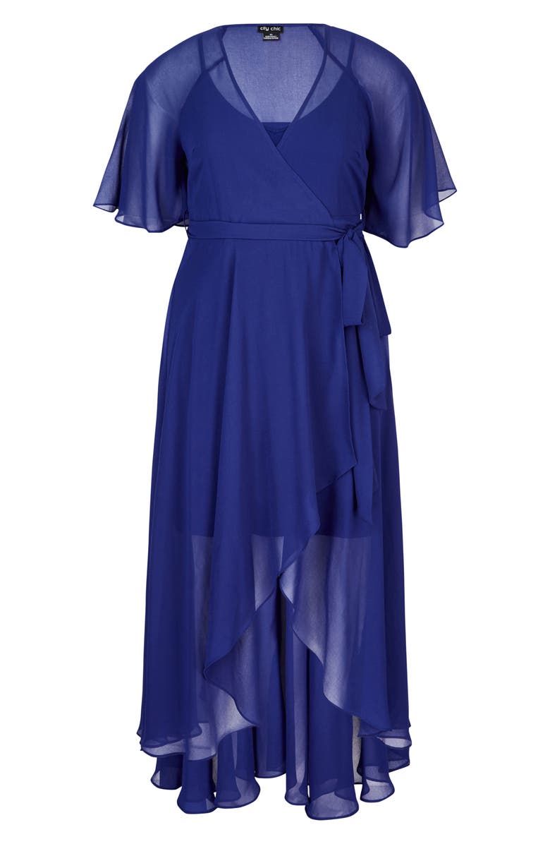 City Chic Enthrall Me High/Low Dress, Alternate, color,