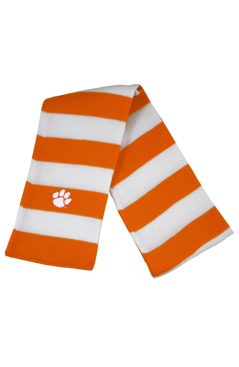 LOGOFIT Clemson Tigers Niagara Scarf, Main, color, White