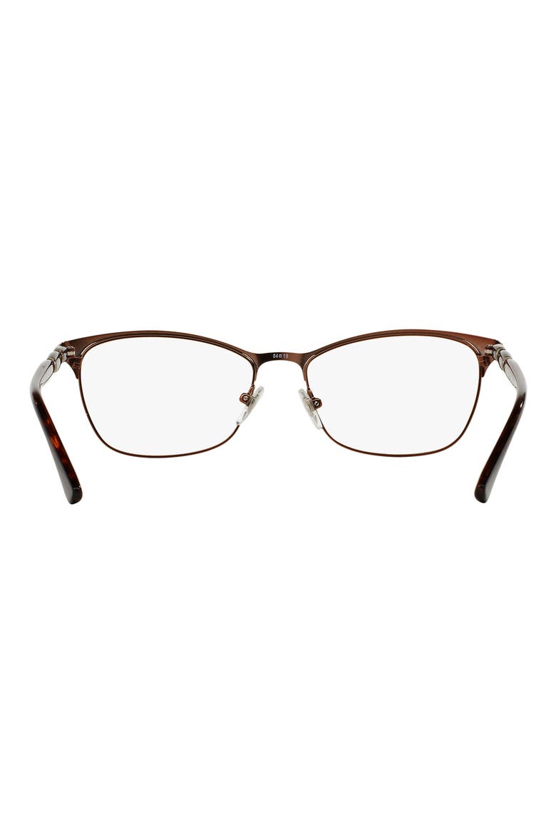52mm Cat Eye Reading Glasses, Alternate, color, BROWN