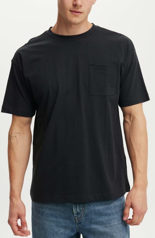 Cotton On Organic Loose Fit T-shirt In Washed Black