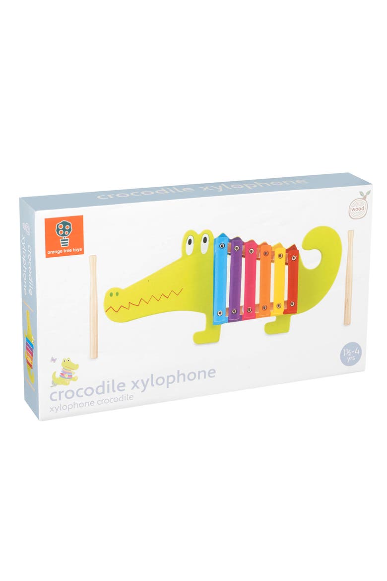 Xylophone Crocodile, Developmental Toy, Ages 3+, Alternate, color, Multicolored