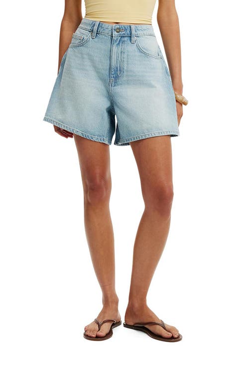 High Waist '90s Denim Shorts