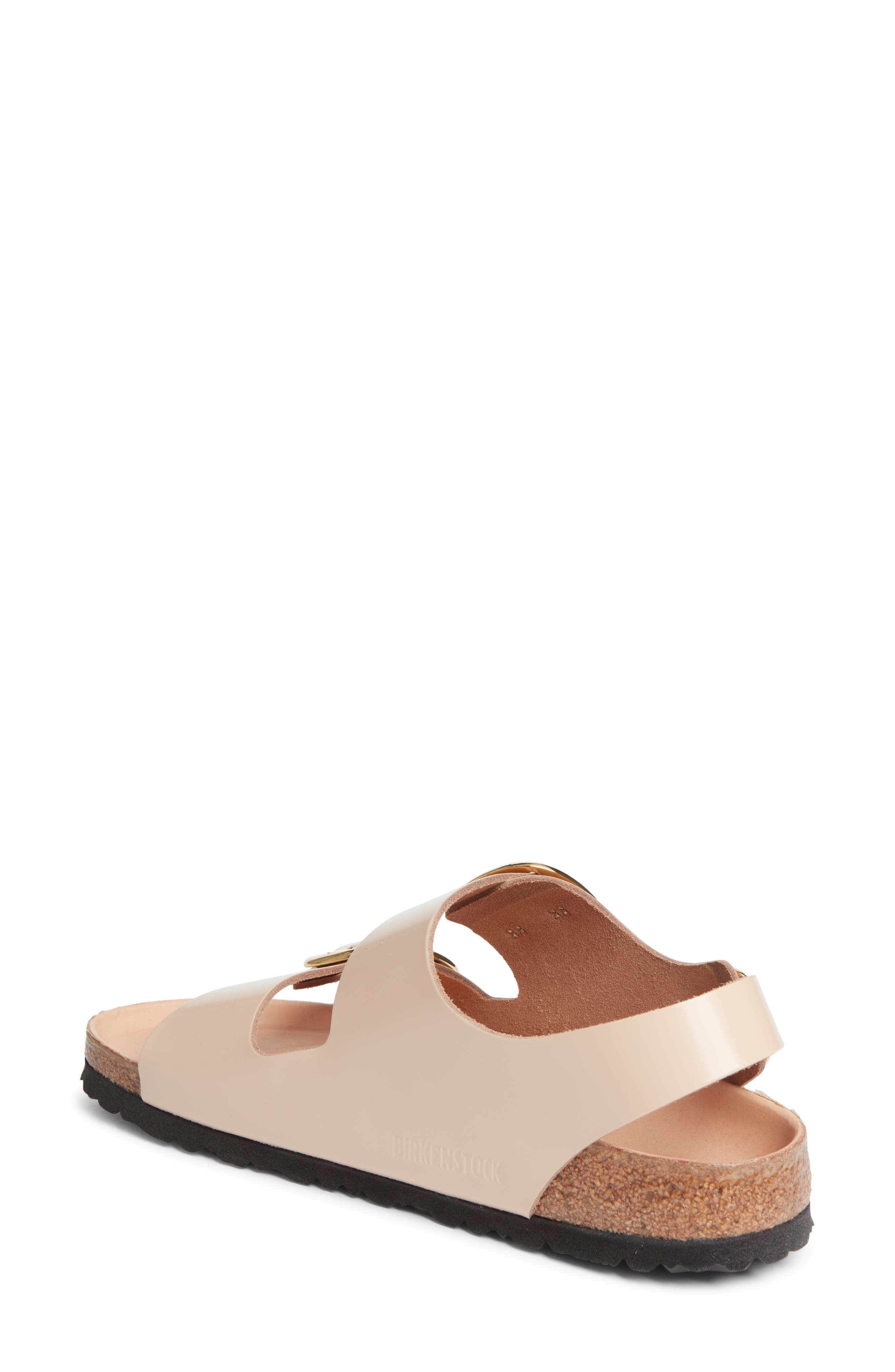 Birkenstock Milano Big Buckle Slingback Sandal, Alternate, color, Beige