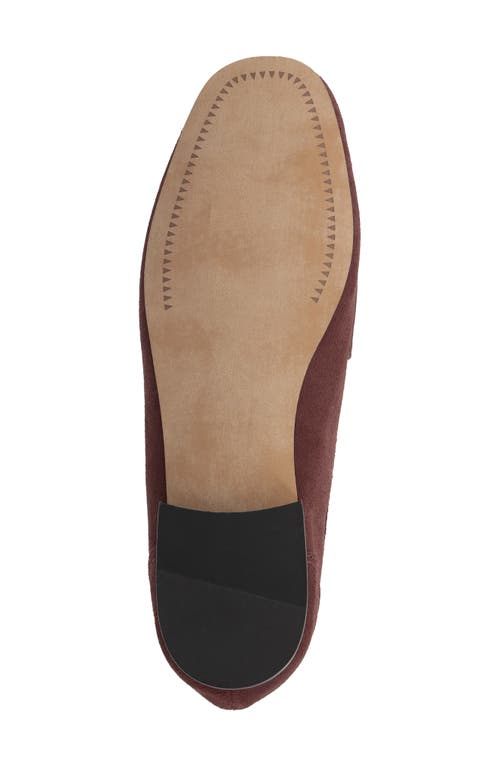 Mia Bahar Penny Loafer In Burgundy