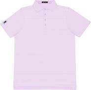 Castle Golf Stripe Yarn-Dye Performance Polo Shirt