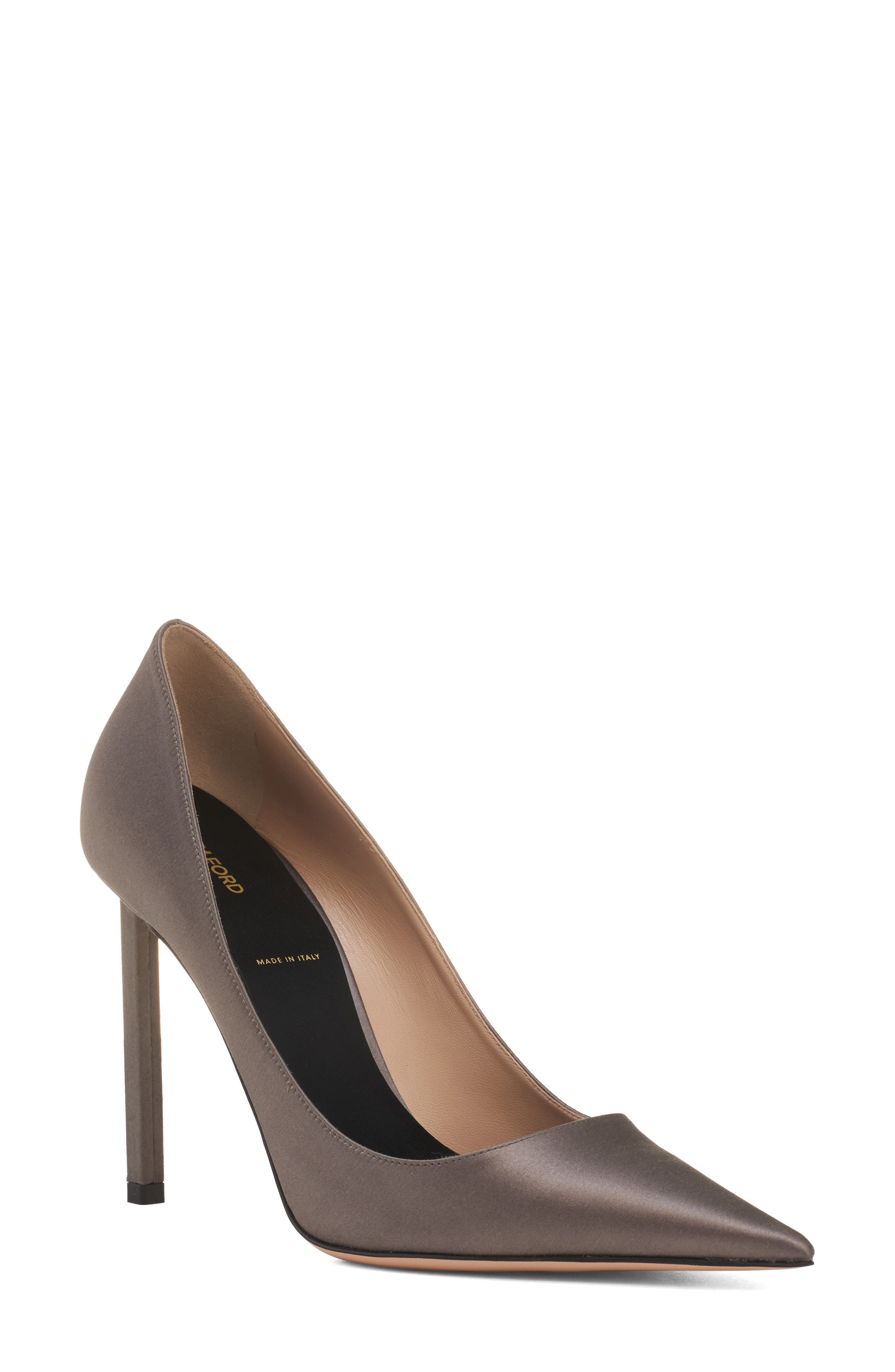 TOM FORD Betty Pointed Toe Pump, Main, color, 1G003 Graphite