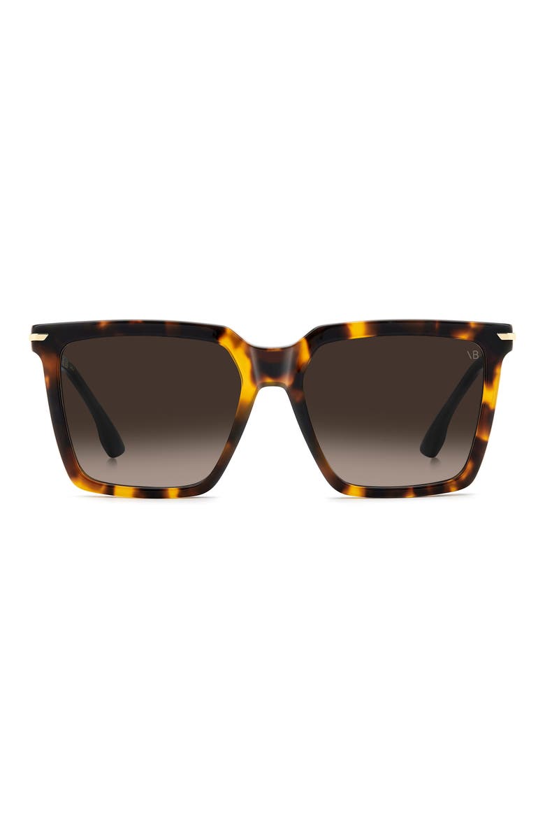 VB 1022/S 56mm Rectangular Sunglasses, Main, color, HAVANA/ BROWN SF