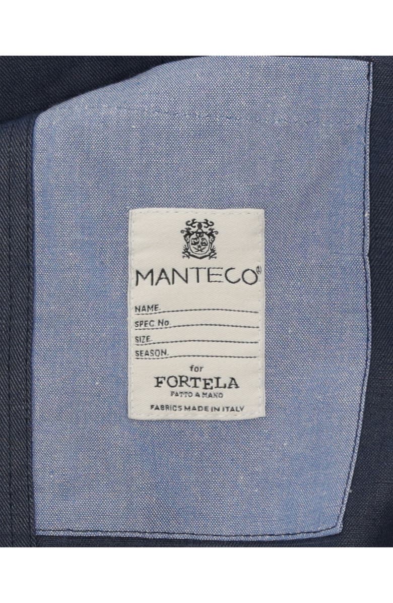 Fortela Boulevard Linen Jacket, Alternate, color, Blue